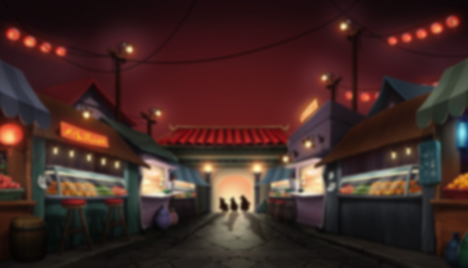 Penguin City background