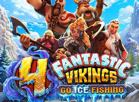 4 Fantastic Vikings Go Ice Fishing - Videokolikkopeli (Yggdrasil)