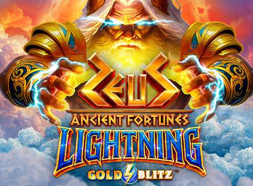 Ancient Fortunes Zeus Gold Blitz Lightning - Videokolikkopeli (Games Global)
