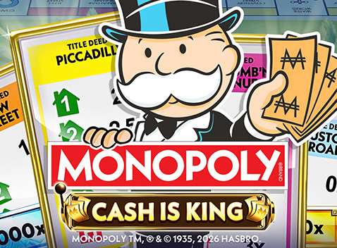 Monopoly Cash Is King - Videokolikkopeli (Red Tiger)